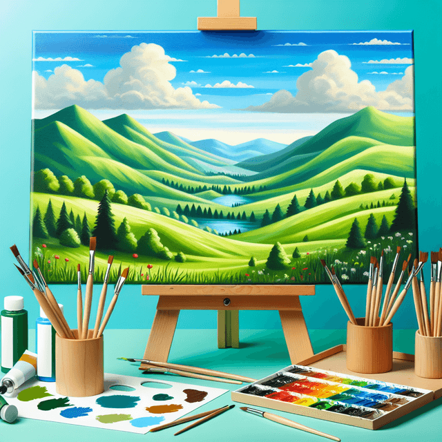 Landscape Painting for Beginners: From Concept to Canvas