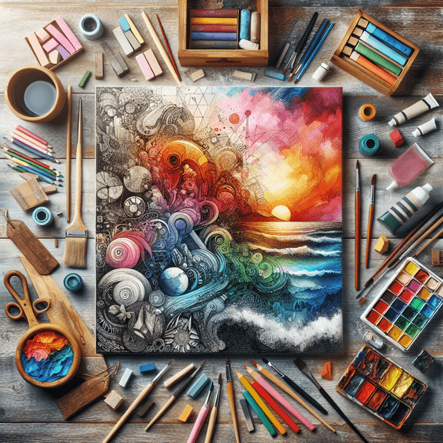 Mixed Media Art: Blending Techniques Creatively